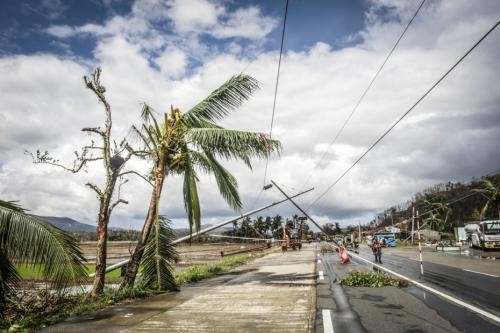 台风“马鞍”登陆菲律宾 吕宋岛部分地区停课停工