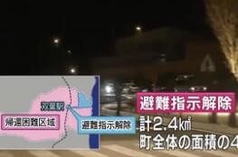 日本福岛双叶町解除疏散指示 时隔11年允许居民返乡居住