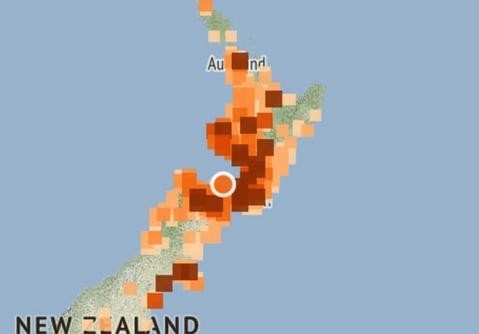 新西兰昨夜发生5.8级地震 首都惠灵顿震感明显