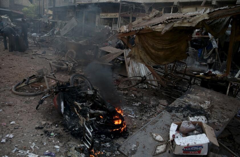 叙利亚南部发生爆炸袭击致1名记者和3名士兵死亡
