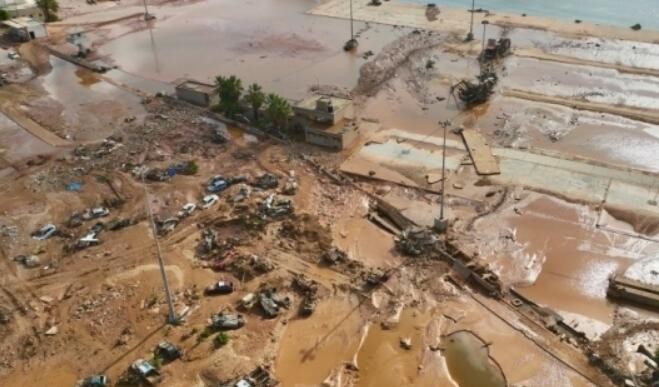 利比亚洪灾已致超1.1万人遇难 德尔纳市四分之一被冲毁