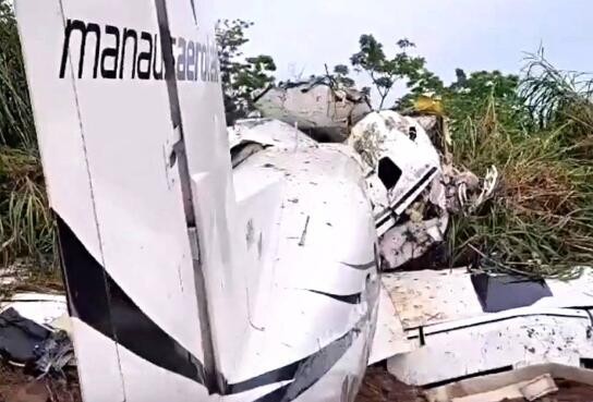 外媒：一架载有游客的飞机在巴西坠毁，致14人遇难