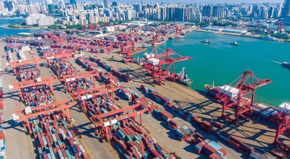 中国前三季度货物贸易进出口总值达28.33万亿元