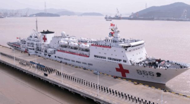 中国海军“和平方舟”号医院船起航 执行“和谐使命-2022”任务