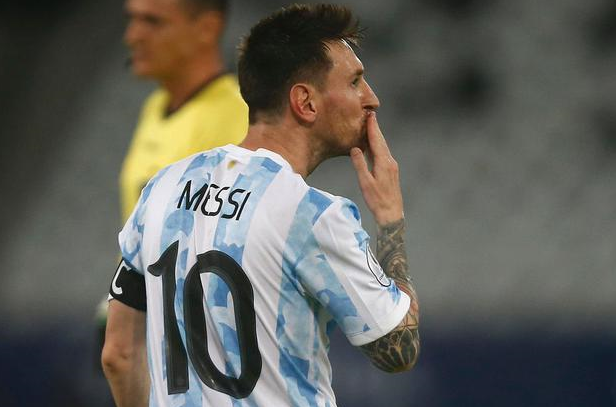 美洲杯-梅西任意球破门 阿根廷1-1智利