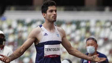 男子跳远-希腊选手绝杀摘金 黄常洲排名第十