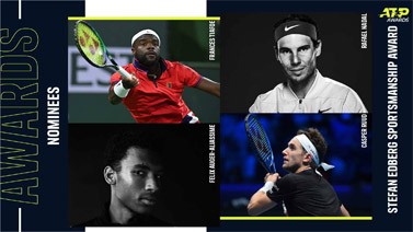2021年度ATP各大奖项提名公布 纳达尔穆雷入围