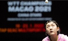 乒乓球WTT澳门冠军赛产生女单混双四强