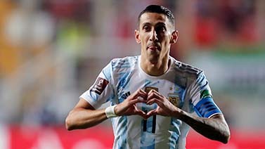 世预赛-迪玛利亚世界波劳塔罗破门 阿根廷2-1智利