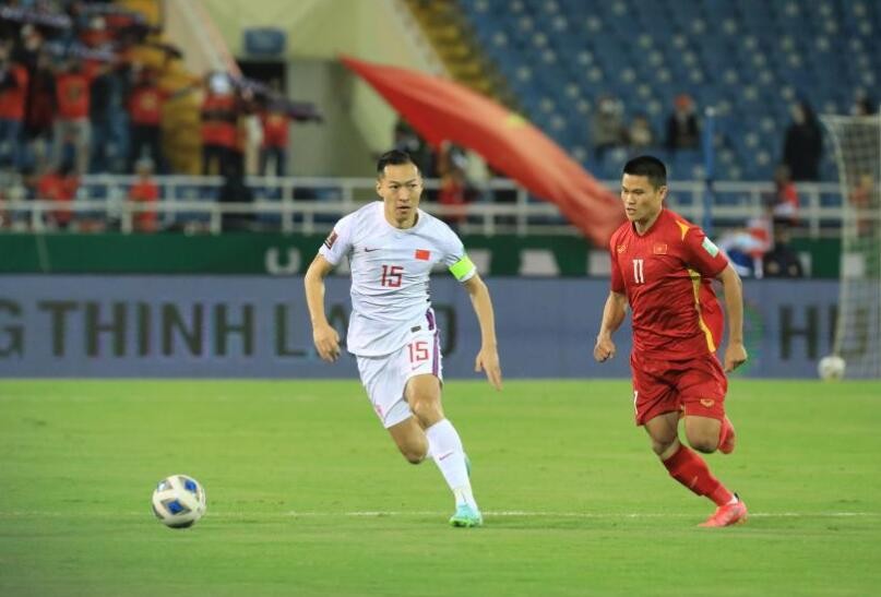 中国男足客场1:3惨败越南队 告别卡塔尔世界杯