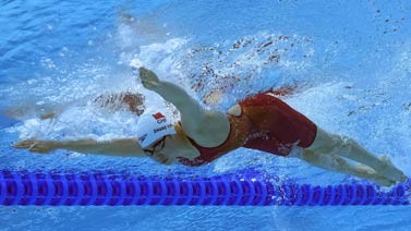 游泳世锦赛女子200米蝶泳 张雨霏收获一枚铜牌