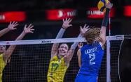 世界女排联赛：巴西队击败塞尔维亚队晋级决赛
