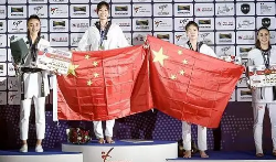 中国选手骆宗诗获世界跆拳道大奖赛巴黎站冠军