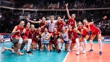 女排世锦赛塞尔维亚3-1力克美国 连续两届进决赛