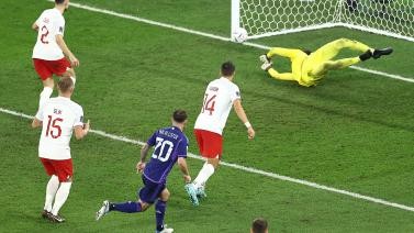 世界杯-麦卡利斯特破门 阿根廷胜波兰小组头名出线
