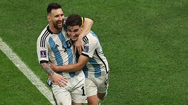 世界杯-梅西传射建功 阿根廷3-0克罗地亚挺进决赛