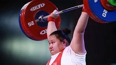 举重世锦赛-李雯雯包揽女子87公斤以上级三枚金牌