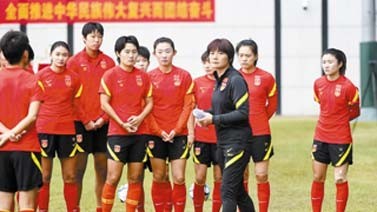结束广州集训海外检验成果 中国女足赴西班牙拉练