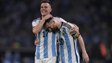 热身赛-梅西3射1传+国家队破百球 阿根廷7-0库拉索