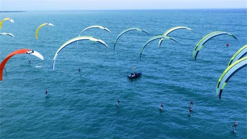 2023年全国风筝板冠军赛在海南琼海举行
