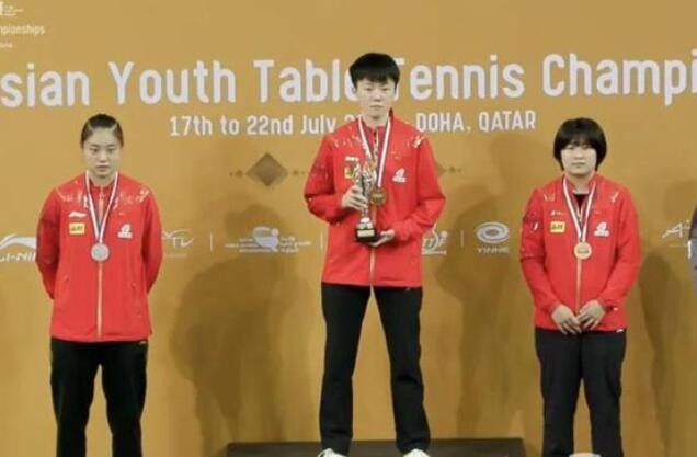 中国队获亚洲青少年乒乓球锦标赛八枚金牌