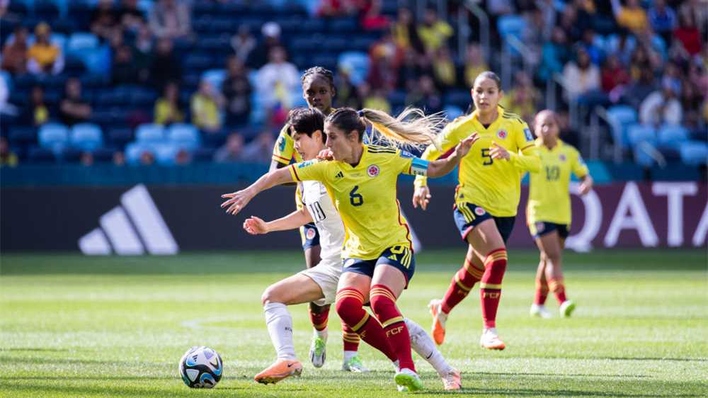 女足世界杯丨哥伦比亚女足2:0战胜韩国女足