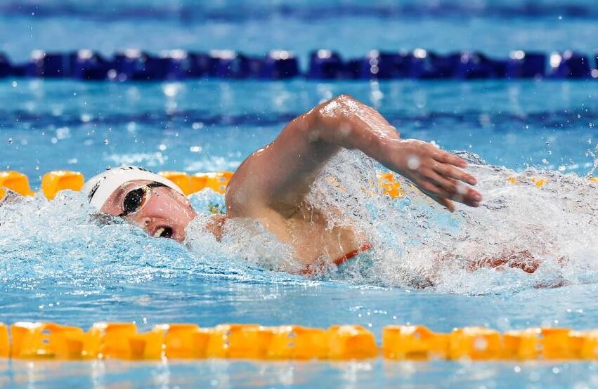 成都大运会-李冰洁获得女子400米自由泳金牌