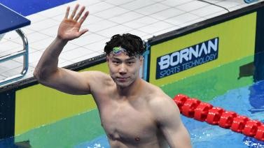 亚运会-男子100米蛙泳 覃海洋创亚运会纪录夺金