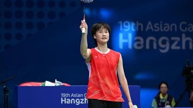 陈雨菲战胜日本选手 晋级亚运会羽毛球女单决赛