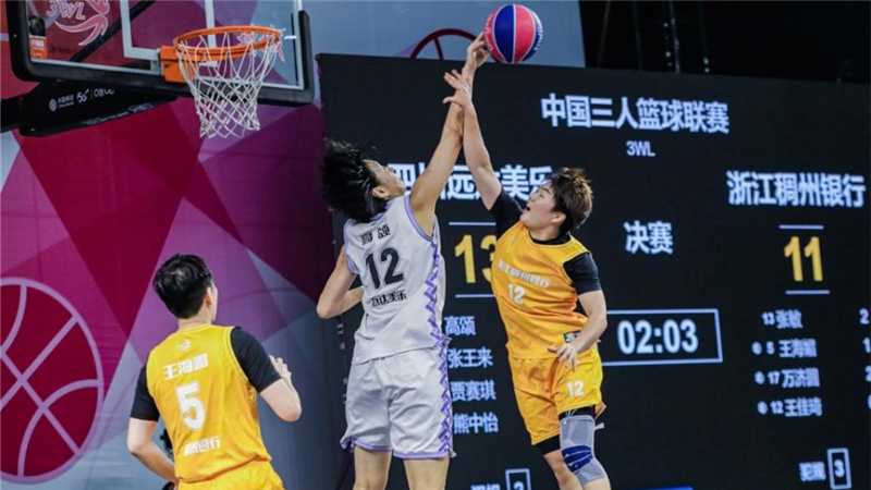 四川远达美乐队卫冕中国女子三人篮球联赛冠军
