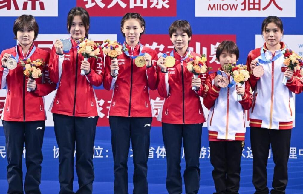 跳水——游泳世锦赛选拔赛：女子双人10米跳台赛况