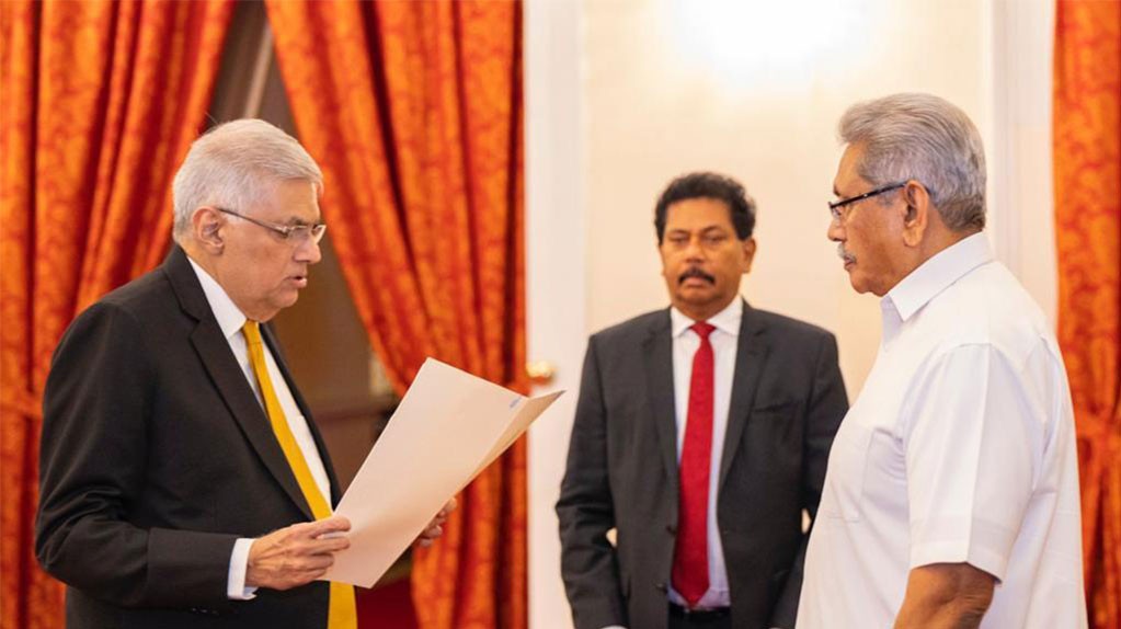 维克勒马辛哈再度出任斯里兰卡总理