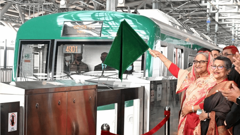 孟加拉国首条轻轨正式开通