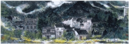 中国画界:一画一世界 大山的水墨之道