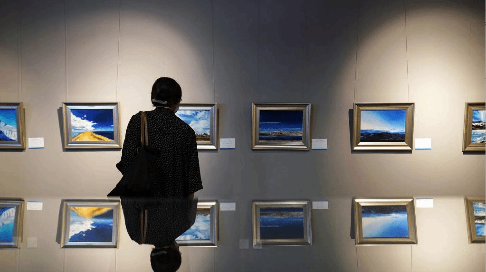 山西太原：“追梦画家”的油画展