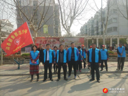 济宁市兖州区反邪教志愿者在行动