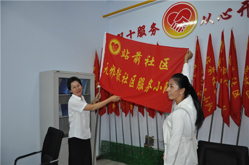 黑龙江林口县六社区开展反邪教宣传