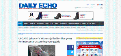 英国一耶和华见证人信徒因性侵少女被判入狱5年（图）