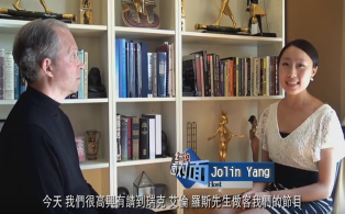 瑞克罗斯接受美最大华裔电视台专访揭露法轮功